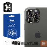 Cits mobilo telefonu aksesuārs 3MK  3mk Lens Protection Pro Camera Cover with Gold Frame for iPhone 15 Pro Max 