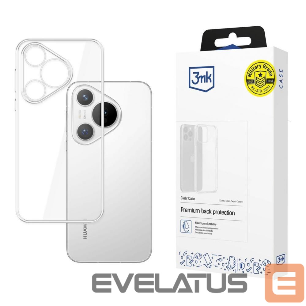 Cits mobilo telefonu aksesuārs 3MK Huawei Pura 70 - 3mk Clear Case