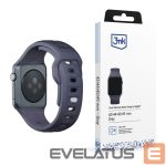 Cits mobilo telefonu aksesuārs 3MK  3mk Silicone Watch Strap for Apple Watch 42 / 44 / 45 / 49 mm - gray 