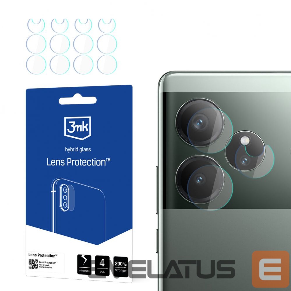 Cits mobilo telefonu aksesuārs 3MK Camera Cover 3mk Lens Protection for Realme GT 6