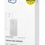 Cits mobilo telefonu aksesuārs 3MK  3mk Satin Armor Case+ for Samsung Galaxy A35 5G - transparent with black frame 