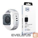 Cits mobilo telefonu aksesuārs 3MK  3mk Silicone Watch Strap for Apple Watch 38 / 40 / 41 mm - white 