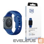 Cits mobilo telefonu aksesuārs 3MK  3mk Silicone Watch Strap for Apple Watch 42 / 44 / 45 / 49 mm - blue 