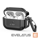 Cits mobilo telefonu aksesuārs Tech-Protect  Tech-Protect Rough Hook Case with Carabiner for Apple AirPods Pro 1 / 2 - Black 