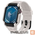 Cits mobilo telefonu aksesuārs Spigen  Spigen Rugged Armor ”Pro” Strap for Apple Watch 10 (46MM) - Beige 