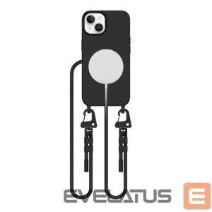 Cits mobilo telefonu aksesuārs Tech-Protect  Tech-Protect MagNecklace MagSafe iPhone 15 Case - Black 