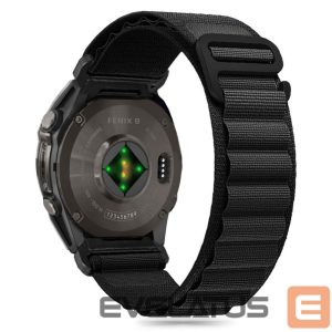 Cits mobilo telefonu aksesuārs Tech-Protect  Tech-Protect Nylon Pro Strap Garmin Fenix 5 / 6 / 6 Pro / 7 / 8 (47MM) - Black 