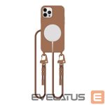 Cits mobilo telefonu aksesuārs Tech-Protect  Tech-Protect MagNecklace MagSafe Case for iPhone 12 / 12 Pro - Brown 