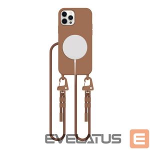 Cits mobilo telefonu aksesuārs Tech-Protect  Tech-Protect MagNecklace MagSafe Case for iPhone 12 / 12 Pro - Brown 