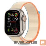 Cits mobilo telefonu aksesuārs Tech-Protect  Tech-Protect Nylon Strap for Apple Watch 6 / 7 / 8 / 9 / 10 / SE / Ultra 1 / 2 (44 / 45 / 46 / 49 MM) - Beige 