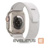 Cits mobilo telefonu aksesuārs Tech-Protect  Tech-Protect Nylon Stripe Strap for Apple Watch 6 / 7 / 8 / 9 / 10 / SE / Ultra 1 / 2 (44 / 45 / 46 / 49 MM) - Gray 