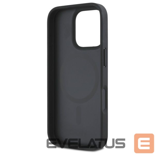 Cits mobilo telefonu aksesuārs DKNY DKNY DKHMP16XPSHRPSK iPhone 16 Pro Max 6.9" hardcase black/black Repeat Pattern Stack Logo MagSafe