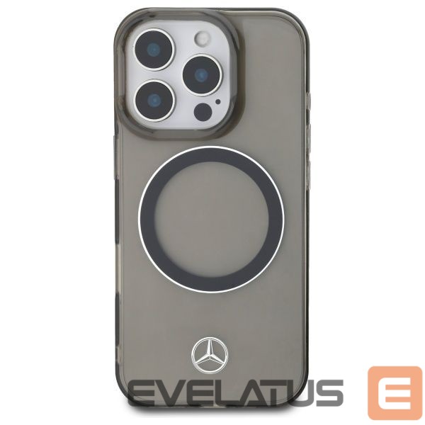 Cits mobilo telefonu aksesuārs Mercedes-Benz Mercedes Silver Ring MagSafe iPhone 16 Pro Case - Black