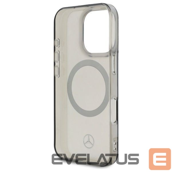 Cits mobilo telefonu aksesuārs Mercedes-Benz Mercedes Silver Ring MagSafe iPhone 16 Pro Case - Black