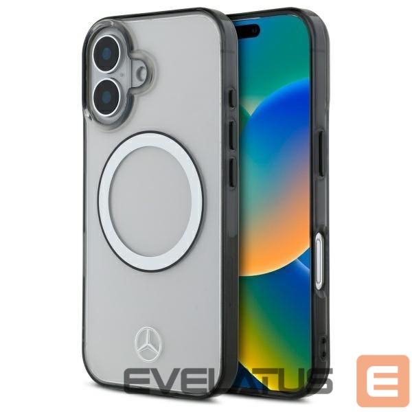 Cits mobilo telefonu aksesuārs Mercedes-Benz Mercedes Printed Logo MagSafe iPhone 16 Case - Clear