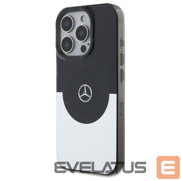 Cits mobilo telefonu aksesuārs Mercedes-Benz Mercedes Double Layer BiColor MagSafe case for iPhone 16 Pro Max - silver