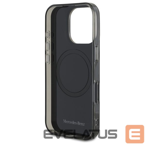 Cits mobilo telefonu aksesuārs Mercedes-Benz Mercedes Double Layer BiColor MagSafe case for iPhone 16 Pro Max - silver