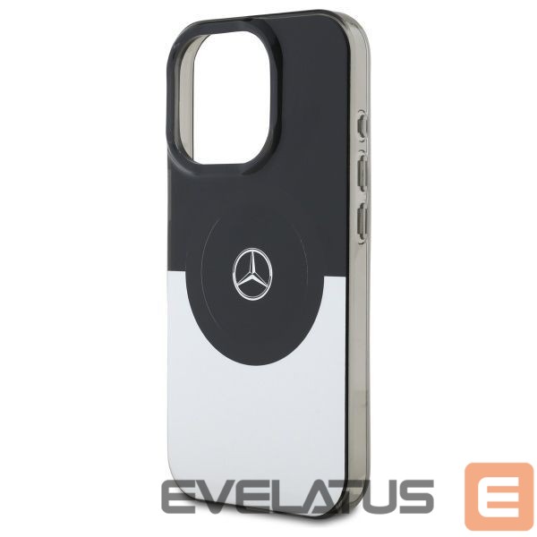 Cits mobilo telefonu aksesuārs Mercedes-Benz Mercedes Double Layer BiColor MagSafe case for iPhone 16 Pro Max - silver