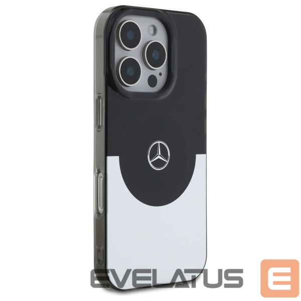 Cits mobilo telefonu aksesuārs Mercedes-Benz Mercedes Double Layer BiColor MagSafe case for iPhone 16 Pro Max - silver