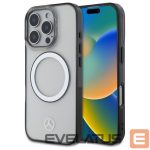 Cits mobilo telefonu aksesuārs Mercedes-Benz  Mercedes Printed Logo MagSafe Case for iPhone 16 Pro Max - Clear 