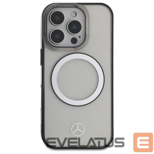 Cits mobilo telefonu aksesuārs Mercedes-Benz Mercedes Printed Logo MagSafe Case for iPhone 16 Pro Max - Clear