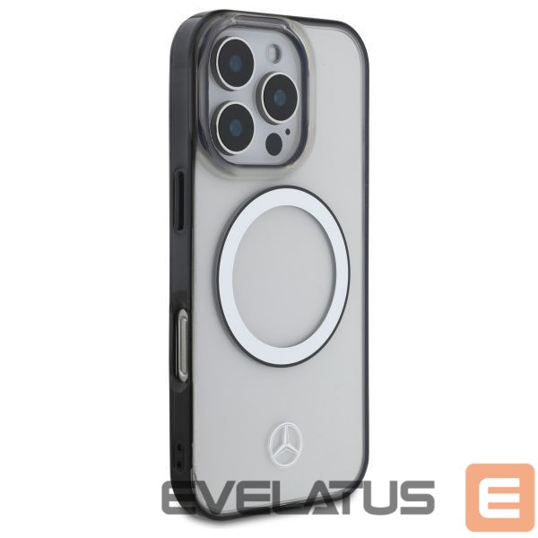 Cits mobilo telefonu aksesuārs Mercedes-Benz Mercedes Printed Logo MagSafe Case for iPhone 16 Pro Max - Clear