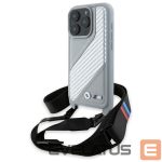 Cits mobilo telefonu aksesuārs BMW  BMW M Edition Carbon Stripe & Strap iPhone 16 Pro Case - Gray 