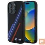 Cits mobilo telefonu aksesuārs BMW  BMW Silicone Random Lines MagSafe Case for iPhone 16 Pro Max - Black 
