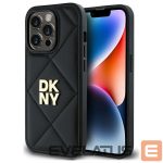 Cits mobilo telefonu aksesuārs DKNY  DKNY Quilted Stack Logo iPhone 14 Pro Max Case - Black 