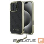 Cits mobilo telefonu aksesuārs Guess  Guess 4G Charms Collection case for iPhone 16 Pro - black 
