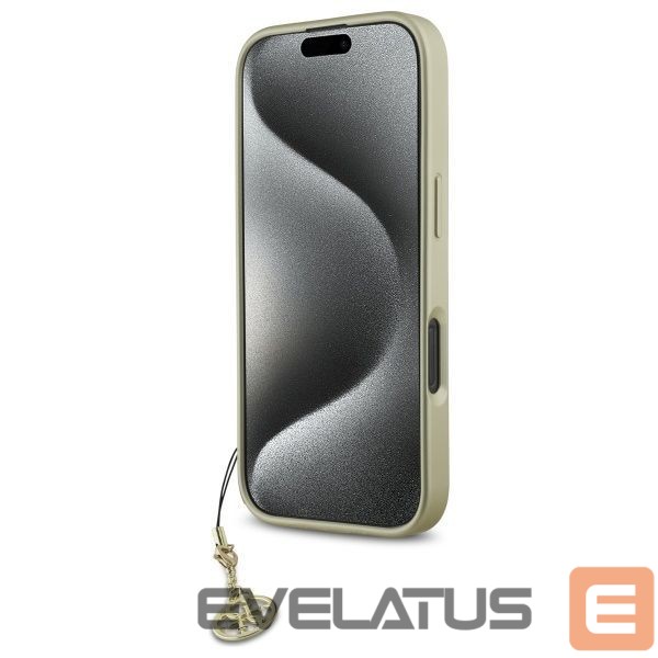 Cits mobilo telefonu aksesuārs Guess Guess 4G Charms Collection case for iPhone 16 Pro Max - black