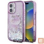Cits mobilo telefonu aksesuārs Hello Kitty  Hello Kitty Liquid Glitter 50TH Anniversary Party iPhone 16 Case - Purple 