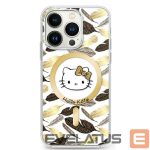 Cits mobilo telefonu aksesuārs Hello Kitty  Hello Kitty IML Golden Leaves MagSafe Case for iPhone 16 Pro Max - White 