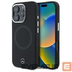 Cits mobilo telefonu aksesuārs Mercedes-Benz  Mercedes Silicone Tonal Logo MagSafe iPhone 16 Pro Max Case - Black 