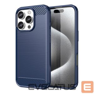 Aizmugurējais vāciņš Hurtel  Carbon Case for iPhone 16 Pro - Blue 