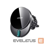 Adapteris Joyroom  Joyroom JR-ZS409 magnetic holder with 15W inductive charger for car air vent - black 