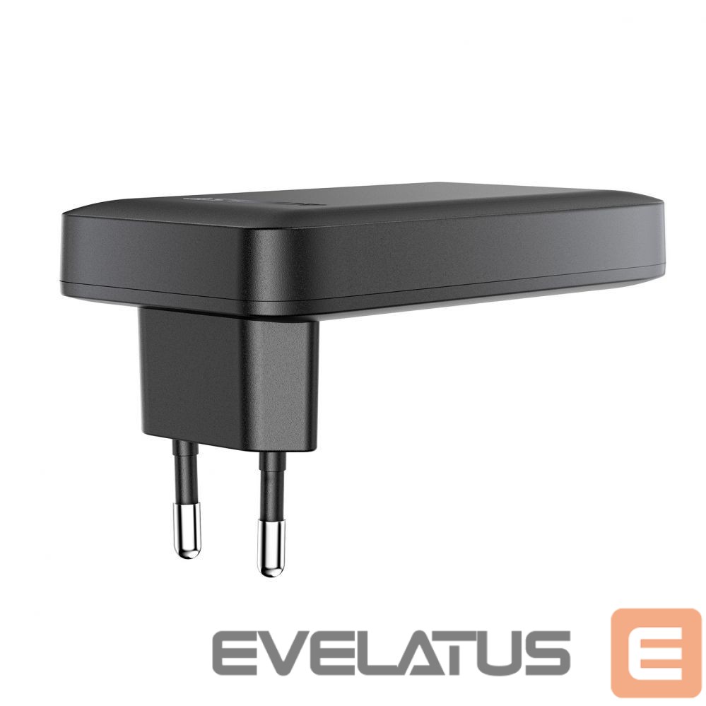 Adapteris Acefast Acefast A100 65W GaN 2 USB-C+ USB-A Charger Ultra Slim - Black