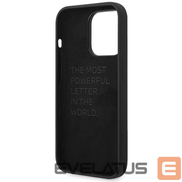 Aizmugurējais vāciņš BMW BMW Silicone Pattern iPhone 15 Pro Max Case - Black