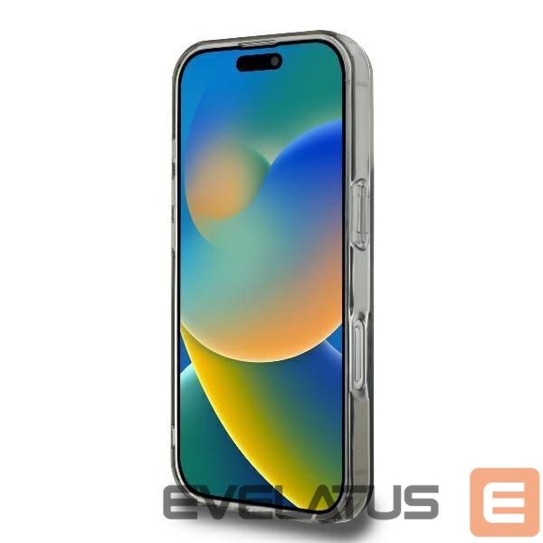 Cits mobilo telefonu aksesuārs Guess Guess GUHMP16XHFWFCK iPhone 16 Pro Max 6.9" black/black hardcase IML Flowers Wreath MagSafe