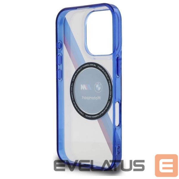 Cits mobilo telefonu aksesuārs BMW BMW BMHMP16X23HTPUT iPhone 16 Pro Max 6.9" transparent hardcase Motosport IML Circle MagSafe