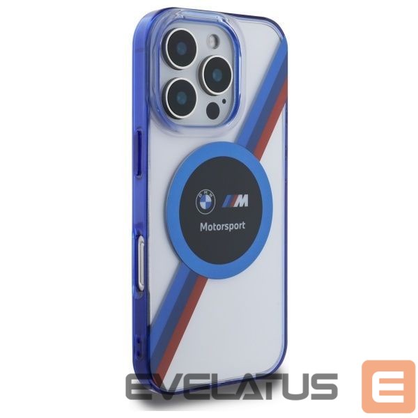 Cits mobilo telefonu aksesuārs BMW BMW BMHMP16X23HTPUT iPhone 16 Pro Max 6.9" transparent hardcase Motosport IML Circle MagSafe
