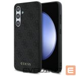 Cits mobilo telefonu aksesuārs Guess  Guess GUHCS24FEG4GFGR S24 FE S721 gray/gray hardcase 4G Metal Gold Logo 