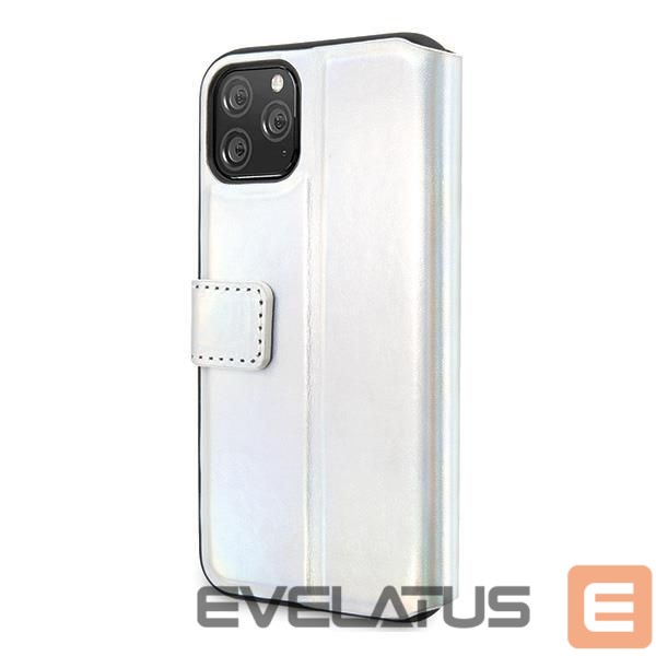 Aizmugurējais vāciņš Guess Guess GUFLBKN58BLD iPhone 11 Pro silver/silver book Iridescent