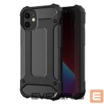 Aizmugurējais vāciņš Hurtel  Hybrid Armor Case Tough Rugged Cover for iPhone 12 Pro Max black 