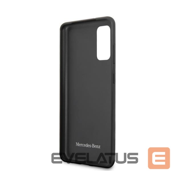 Aizmugurējais vāciņš Mercedes-Benz Mercedes Wood Line Walnut Case for Samsung Galaxy S20 - Brown