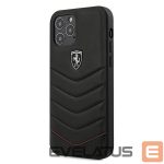 Aizmugurējais vāciņš Ferrari  Ferrari FEHQUHCP12LBK iPhone 12 Pro Max 6.7" black/black hardcase Off Track Quilted