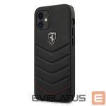 Aizmugurējais vāciņš Ferrari  Ferrari FEHQUHCP12SBK iPhone 12 mini 5.4" black/black hardcase Off Track Quilted