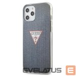 Aizmugurējais vāciņš Guess  Guess GUHCP12LPCUJULDB iPhone 12 Pro Max 6.7" navy/dark blue hardcase Jeans Collection 