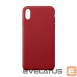 Aizmugurējais vāciņš Hurtel - ECO Leather case cover for iPhone 12 mini red 