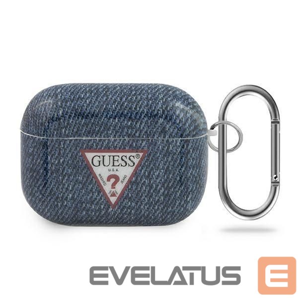 Aizmugurējais vāciņš Guess Guess GUACAPTPUJULDB AirPods Pro cover navy/dark blue Jeans Collection